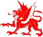 Welsh Dragon Sticker - Vinyl Cut Graphics Uk, Signs And Decals